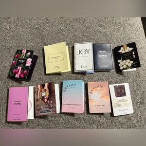 CHANEL Perfume Sample Collection with Assorted Colors